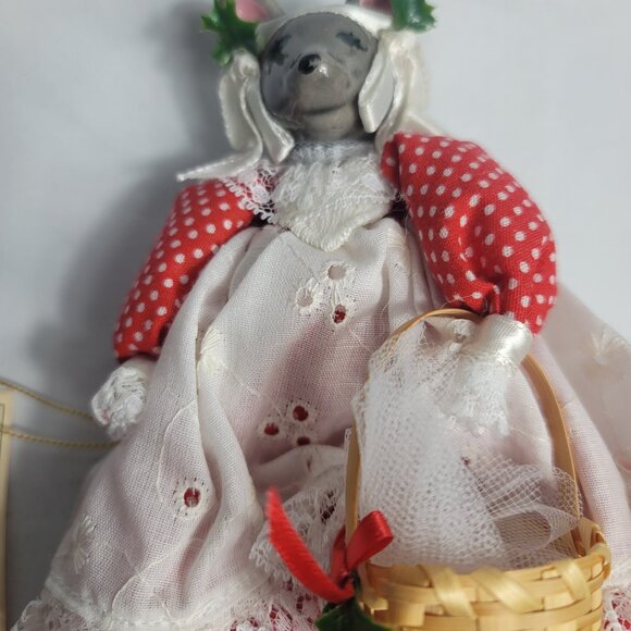 1983 Just Ducky "Anise of Spice Mice" by Carol Porcelain Mouse Doll NEW - Picture 5 of 16